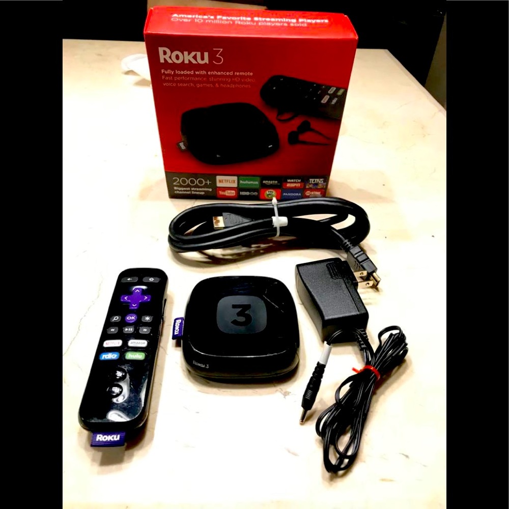 Roku 3 Streaming Media Player With Voice Search